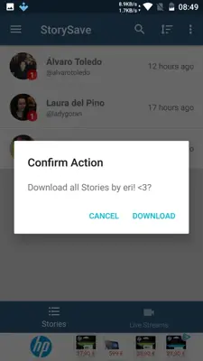 StorySave android App screenshot 4